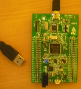 STM32F4 Discovery Board and USB Cable